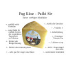 Schafskäse Paški Sir Zertifizierter PAGER KÄSE Laib ca. 2,2 kg mit Feinkost Versand