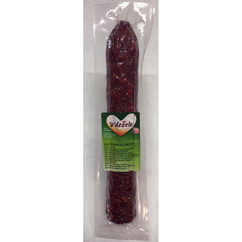 Salami 800g in kind of farmers made