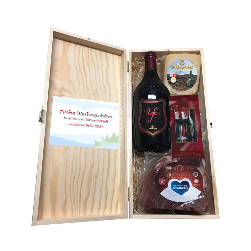 Cheese Wine Gift Box medium