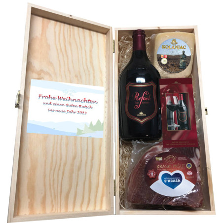 Cheese Wine Gift Box medium
