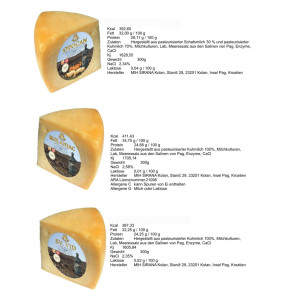 Pag Cheese - PAŠKI SIR Giftbox ca. 1,5 kg