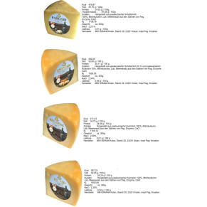 Pag Cheese - PAŠKI SIR Giftbox ca. 1,2 kg