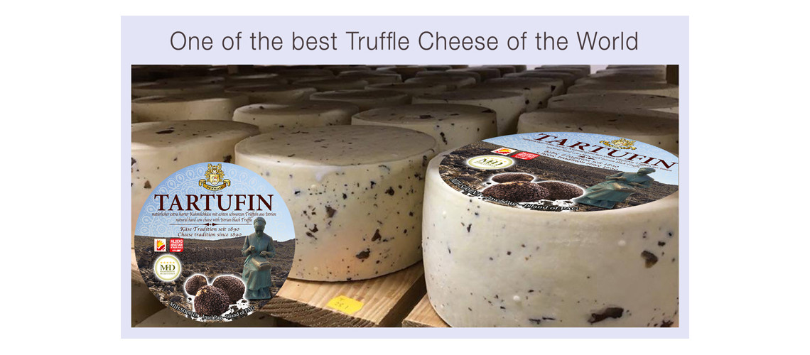 Tartufin ein ganz besonderer Trüffel Käse von der Insel Pag