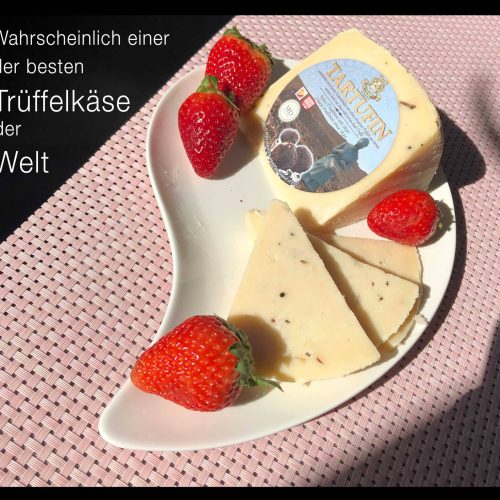 Tartufin Trüffelkäse 300g – Schwarzer Trüffel von der Adria