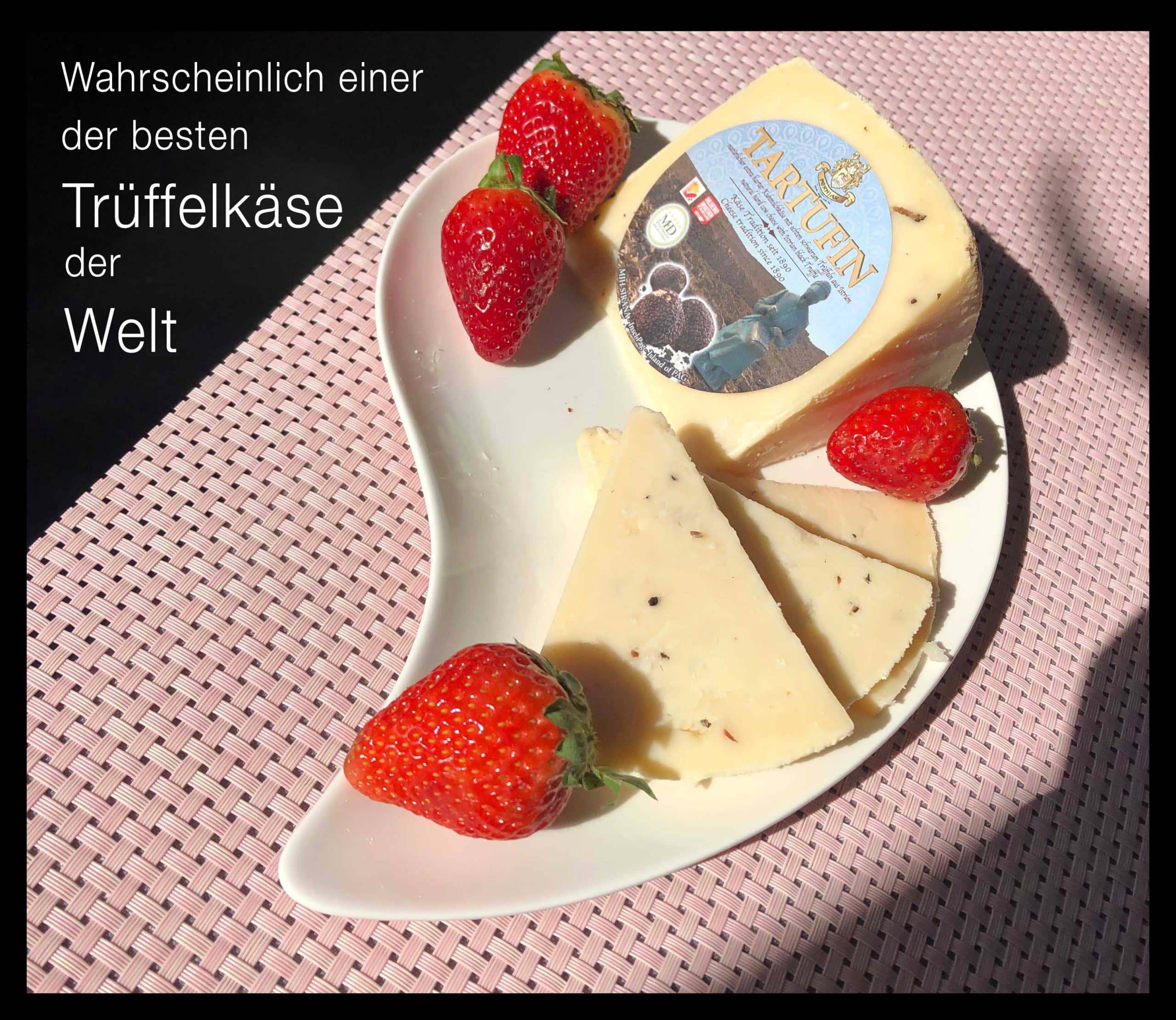 Tartufin Trüffelkäse 300g – Schwarzer Trüffel von der Adria