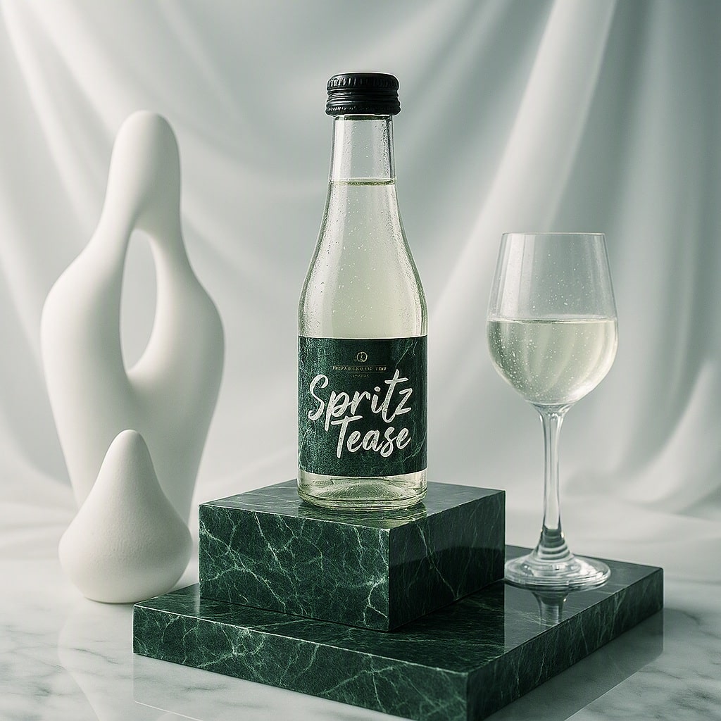 Spritz Tease in der 0,20 l Glasflasche - Ein Hauch von Luxus